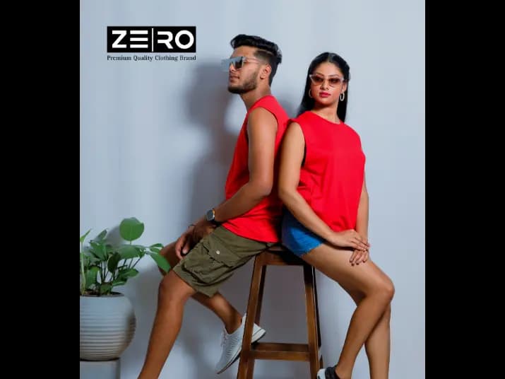 Couple Regular Fit Arm Cut - Red (3)