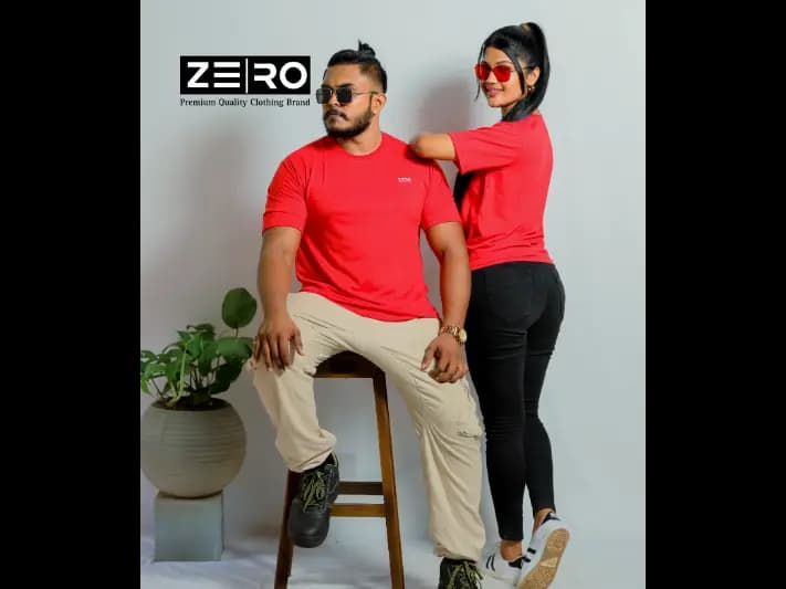 Comfort Fit Crew Neck Short Sleeve T-Shirts - Red (3)