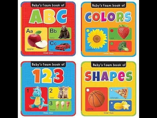 My First Gift Set of Foam Books : Foam Books For Babies - 9789389432398
