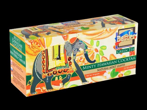 Battler - Tea bags - Ceylon Green Tea with Minty Hawaiian Cocktail