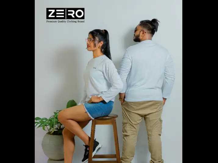 Couple Regular Fit Long Sleeve T-Shirt - White (4)