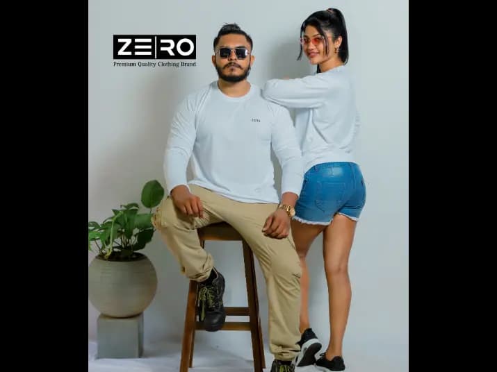 Couple Regular Fit Long Sleeve T-Shirt - White (2)