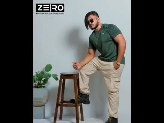 Comfort Fit Crew Neck Short Sleeve T-shirt - Army Green (3)