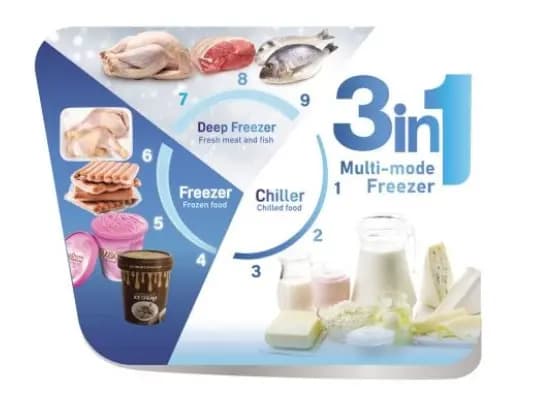 Singer 3 In 1 Multi-Mode SDF-600GI Freezer - 580L (2)
