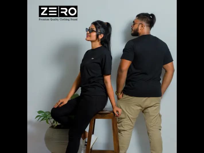 Comfort Fit Crew Neck Short Sleeve T-Shirts - Black (4)