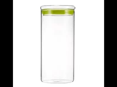 BOROSILICATE GLASS STORAGE JAR 1400ML - CRAFTED FROM HIGH-QUALITY LEAD FREE BOROSILICATE GLASS