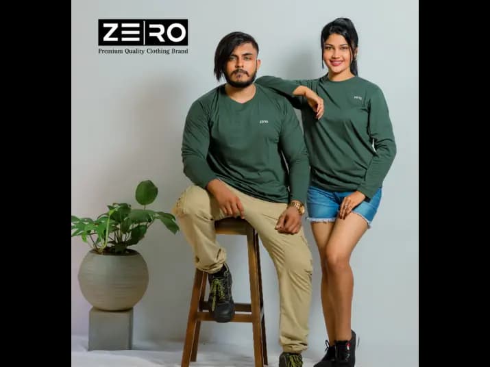 Couple Regular Fit Long Sleeve T-Shirt (2)