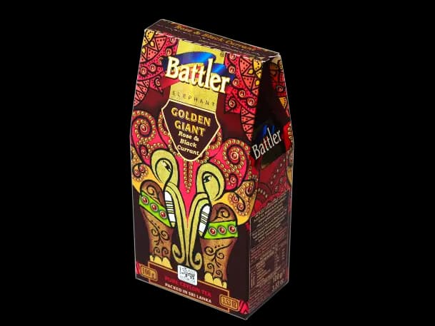 Battler - GOLDEN GIANT CARTON - Ceylon Black tea WITH Rose & Blackcurrant