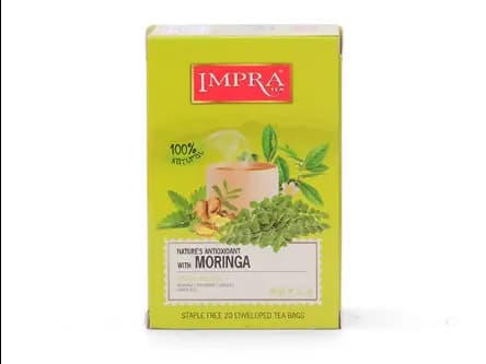 Impra Herbal Nature’s Antioxidant with Moringa 1.3g x 20 Impra Herbal Infusions (20 Paper Enveloped Single Chamber Tea Bags)