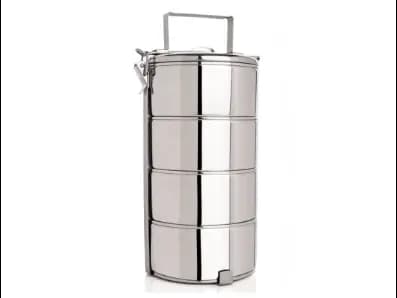 4-TIER FOOD CARRIER - Stainless Stee