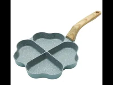 Heart Shape 4 Egg Frying Pan - Premium Material Non Stick