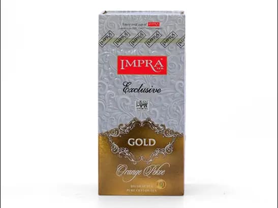 Impra Gold natural Black Tea OP (Big Leaf) 200 g Caddy