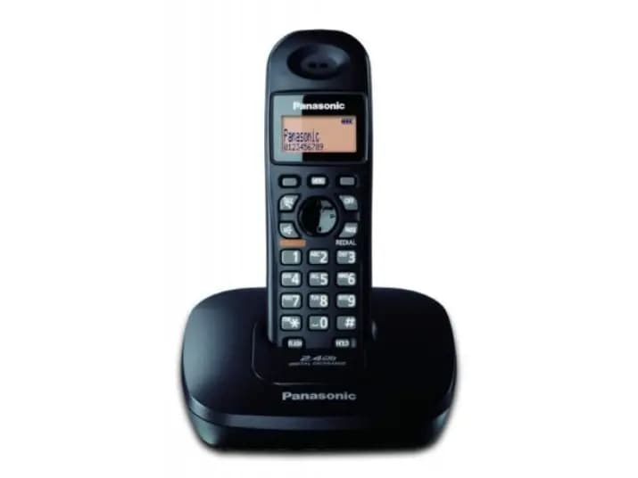 PANASONIC CORDLESS PHONE KX-TG6712 - Hands-free Speakerphone on headset Caller ID