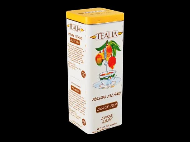 Tealia-Loose Tea in Tin- MANGO ISLAND - 100g
