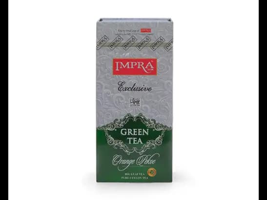 Impra Green Tea OP (Big Leaf) 200 g - GREEN TEA 200G BIG LEAF MEATAL CADDY