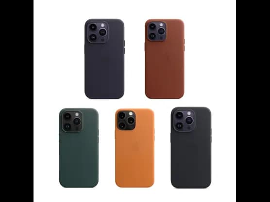 Apple Original Leather Case for iPhone 14 Series With MagSafe – CN Version