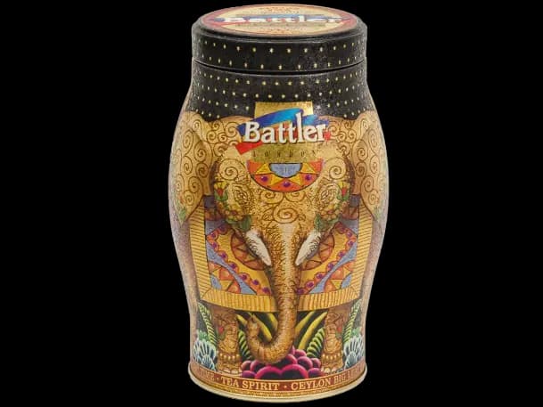 Battler - Tin Caddy-ANY TIME-CEYLON BLACK TEA HIGH GROWN - PEKOE