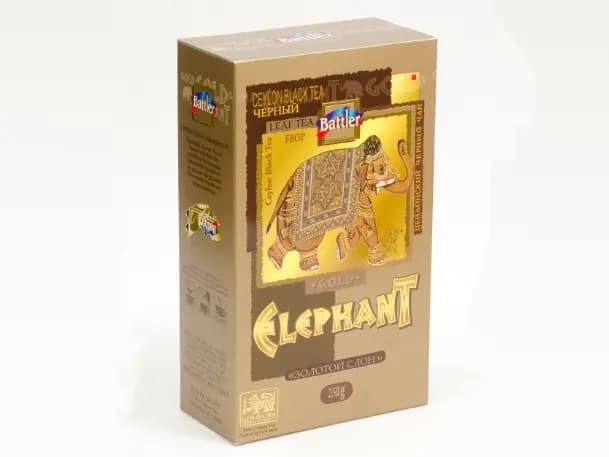 Battler - Leaf Tea - Ceylon Black Tea -FBOP- GOLD ELEPHANT