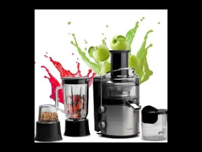 PANASONIC JUICER/BLENDER MODEL-MJ-CB800 - 1000W powerful 3 in 1 Juicer Blender, (3)