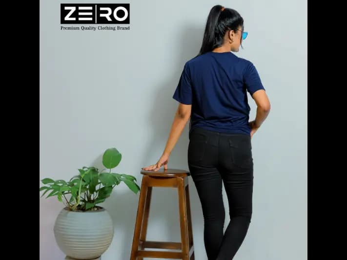 Comfort Fit Crew Neck Short Sleeve T-shirt - Navy Blue (3)