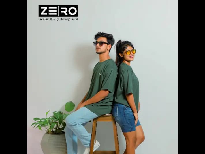 Couple Oversized Baggy T-Shirts - Army Green (4)