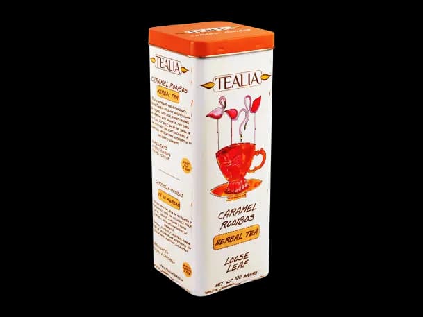 Tealia - Loose Tea in Tin CARAMEL ROOIBOS - 100g