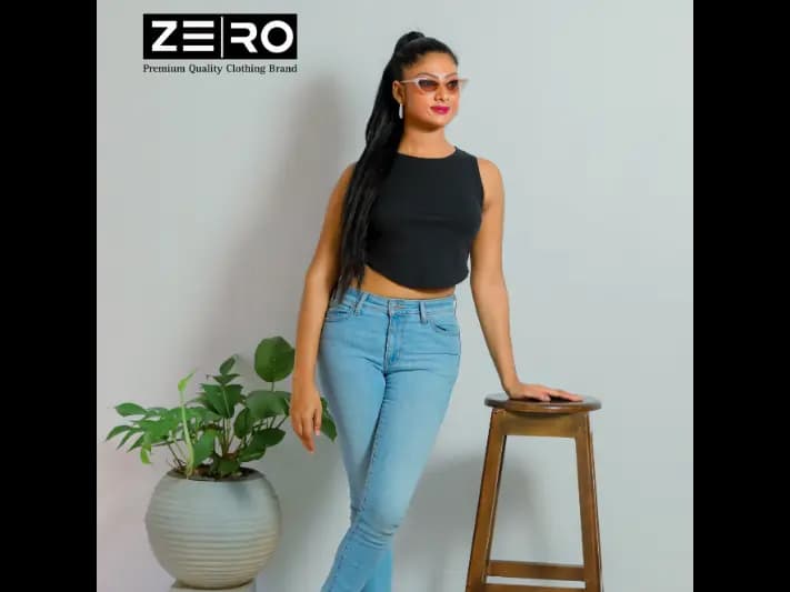 RIB Comfort U Cut Ladies Crop Top (7)