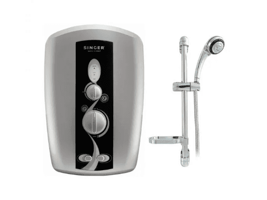 Singer Instant Shower Heater With Pressure Pump - 3.5kW, 220 V with 5 years warranty