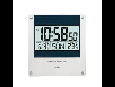 Casio Digital Wall Clock Id11 with  Large, Easy-to-read Digital display