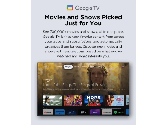 TCL 55" 4K HDR Google TV - TCL55V6B with 2 years warranty (2)