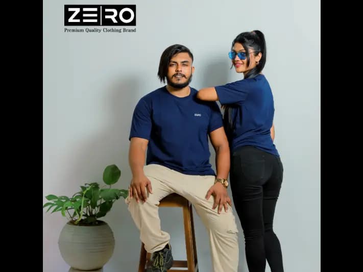 Comfort Fit Crew Neck Short Sleeve T-Shirts - Navy Blue (3)
