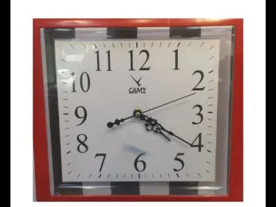 Camy Wall Clock Model AS -08 One Year Warranty
