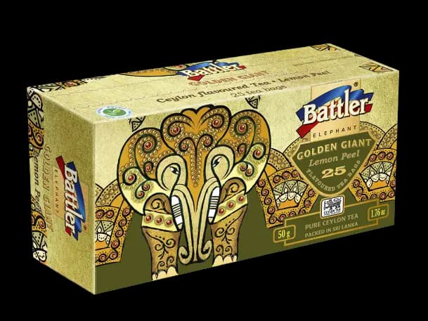 Battler - GOLDEN GIANT CARTON - Ceylon Black tea WITH LEMON  PEEL