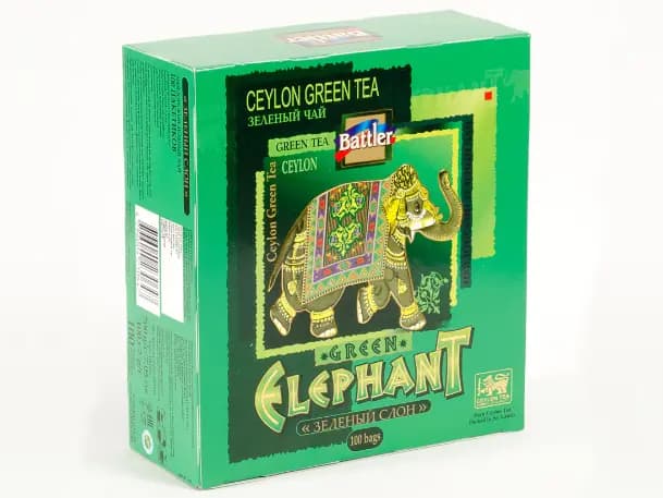 Battler - Tea bags - Ceylon Green Tea - GREEN ELEPHANT