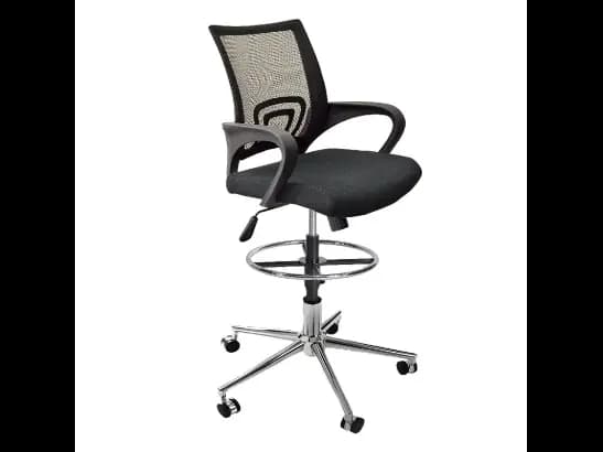 High Counter Office Chair Black - One year warranty