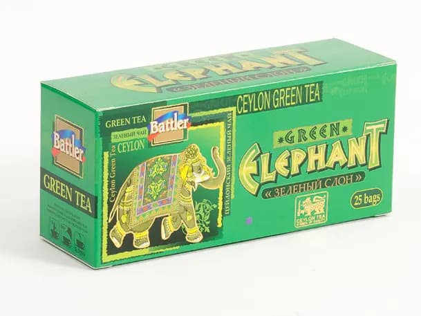 Battler - Tea bags - Ceylon Green Tea - GREEN ELEPHANT