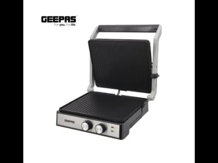 GEEPAS GRILLMAKER MODEL 36539 - Non-Stick Cooking Plate & Cool Touch Handle