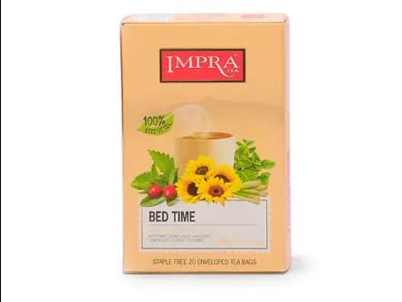 Impra Herbal Bed Time 1.3g X 20 Impra Herbal Infusions (20 Paper Enveloped Single Chamber Tea Bags)