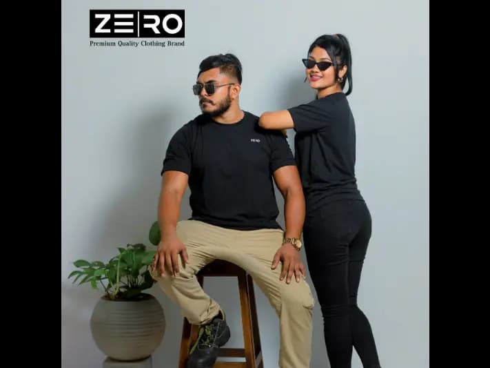 Comfort Fit Crew Neck Short Sleeve T-Shirts - Black (2)