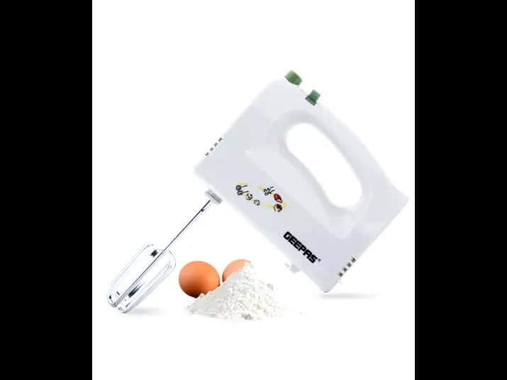 GEEPAS HAND MIXER GHM2001N - Material Stainless Steel and Plastic