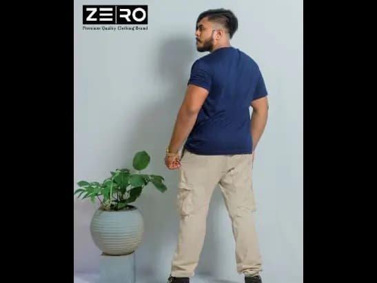 Comfort Fit Crew Neck Short Sleeve T-shirt - Navy Blue (3)