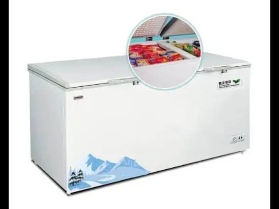 Singer SDF-750PPA Chest Freezer With Two Compartments, 677L