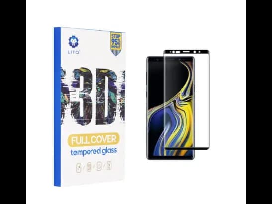 Lito 3D Tempered Note 9 with Arc edges, smooth and safe to use