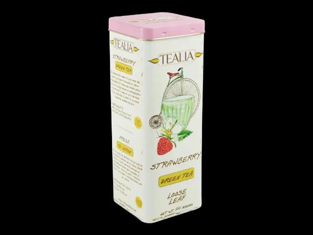 Tealia - Loose Tea in Tin STRAWBERRY - 100g