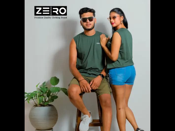 Couple Regular Fit Arm Cut - Army Green (4)