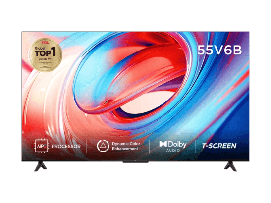 TCL 55" 4K HDR Google TV - TCL55V6B with 2 years warranty