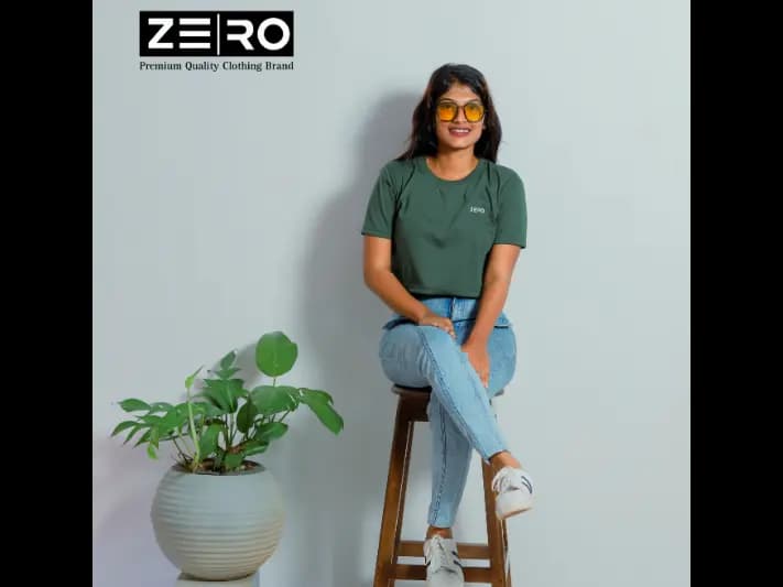 Short Sleeve Comfort Fit Crop Top - Army Green (2)
