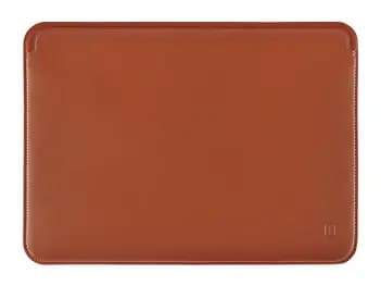 WIWU 16.2 Inch Skin Pro Platinum Leather Sleeve Brown - Water resistant Light weight (3)