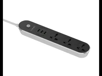 LDNIO 3 AC Outlets Universal Power Strip with 3 USB Ports 15.5W for Phone to Charge – SC3301 - With 6 Months Warranty (3)