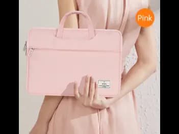 WIWU 15.6 Inch ViVi Hand Bag For Laptop – Pink - Water-resistant material (2)